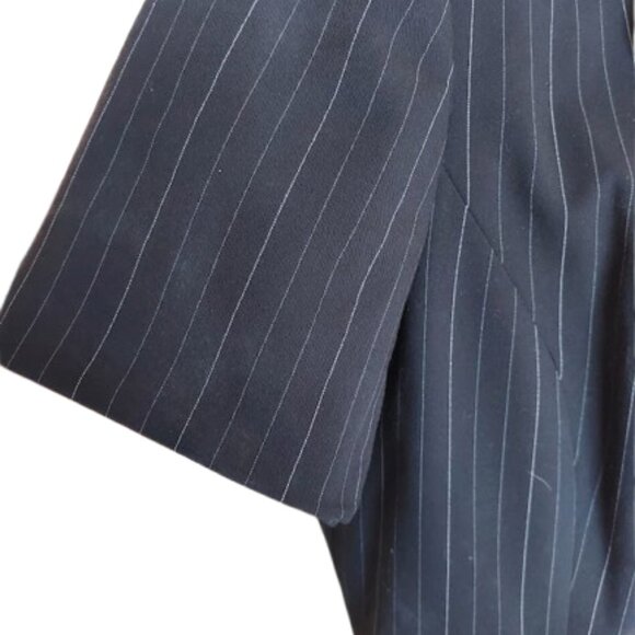 Black Short Sleeve Blazer Jacket Size 7 - Picture 4 of 5